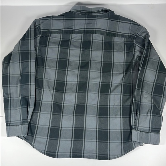 Columbia Men's Gray Plaid Long-Sleeve Button Down Shirt Sz XL - Picture 2 of 9